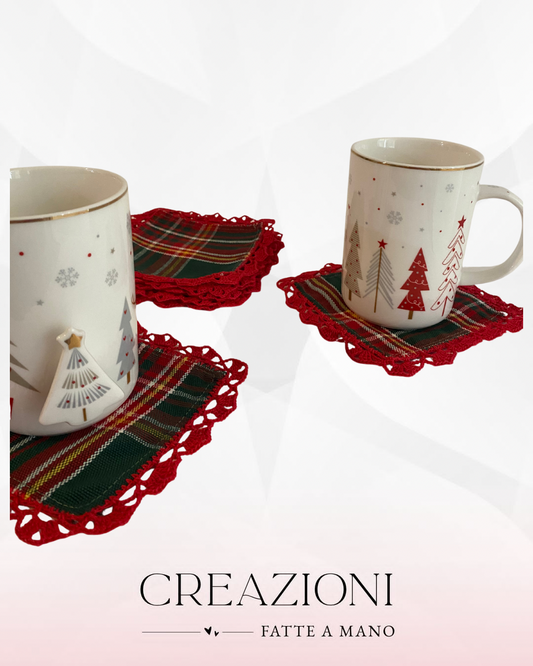 Sottobicchieri tartan