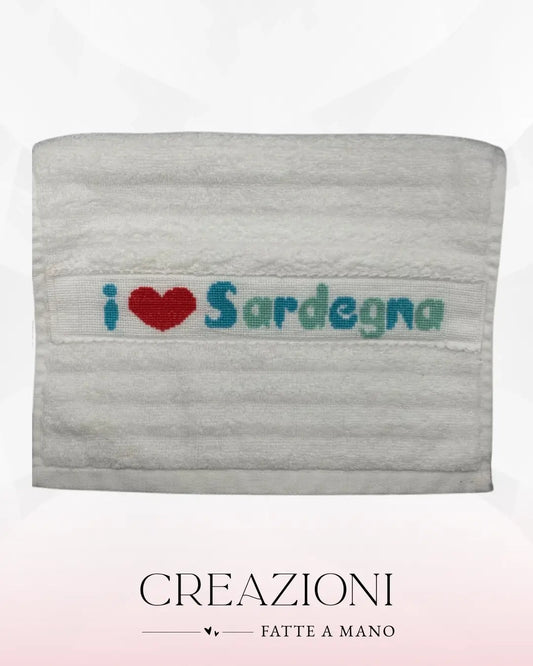 Asciugamano I Love Sardegna