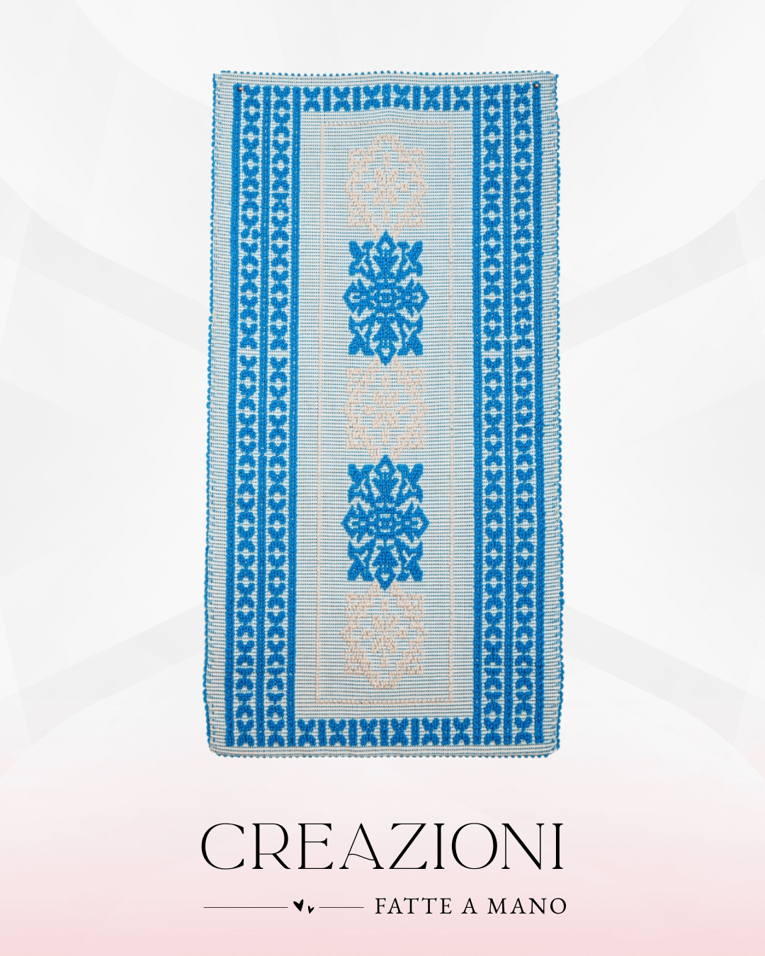 Tappeto Tessitura Azzurro