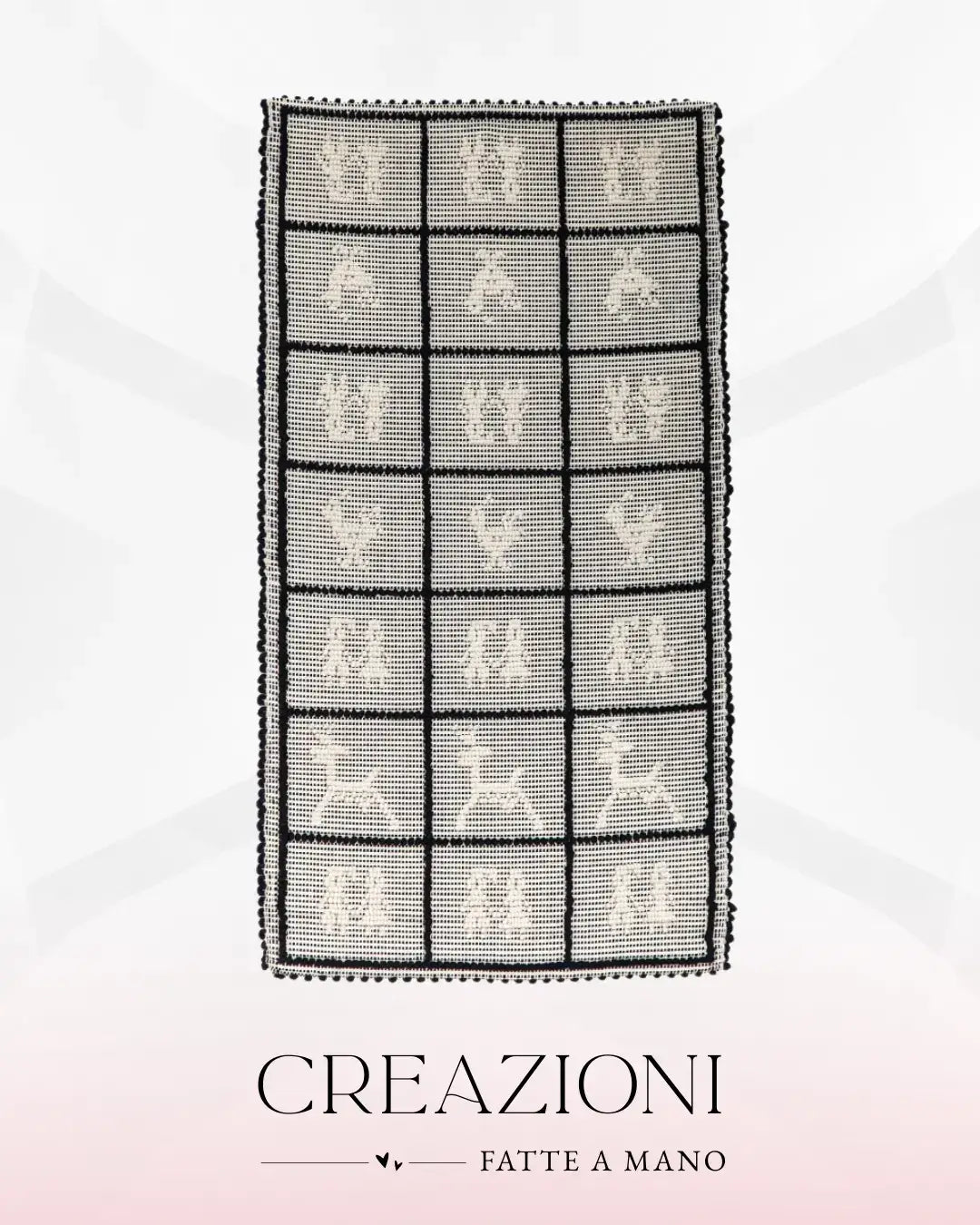 Tappeto Tessitura Nero