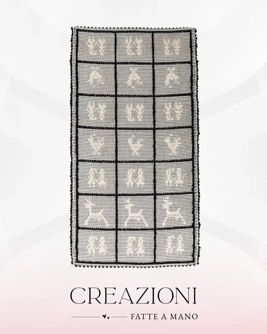 Tappeto Tessitura Nero