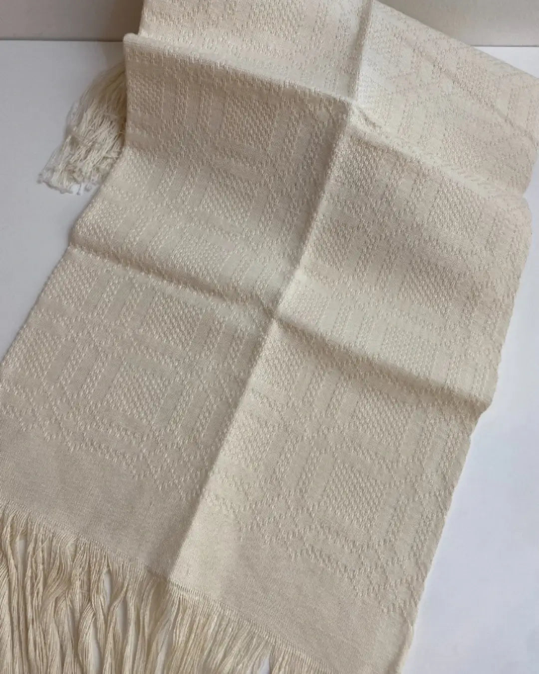 Asciugamano Crema - Tessitura con Frange
